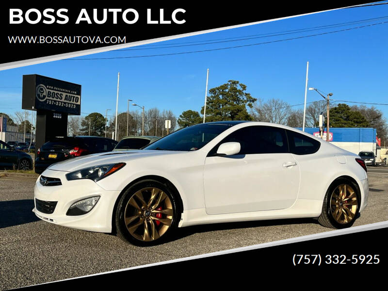 2014 Hyundai Genesis Coupe for sale at BOSS AUTO LLC in Norfolk VA