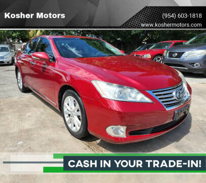 2011 Lexus ES 350 for sale at Kosher Motors in Hollywood FL