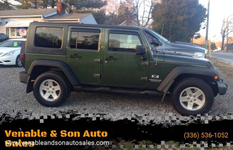 2008 Jeep Wrangler Unlimited for sale at Venable & Son Auto Sales in Walnut Cove NC