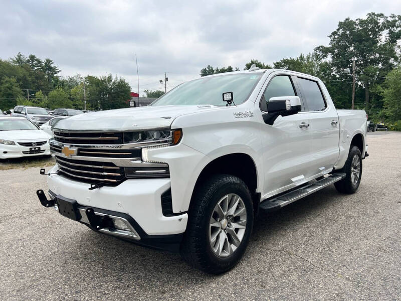 Used 2021 Chevrolet Silverado 1500 High Country with VIN 1GCUYHETXMZ338583 for sale in Kingston, NH