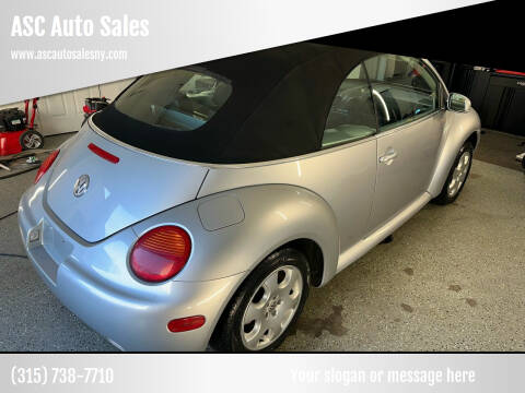2003 Volkswagen New Beetle Convertible for sale at ASC Auto Sales in Marcy NY