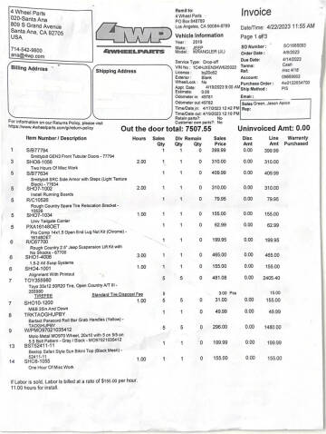 2019 Jeep Wrangler Unlimited