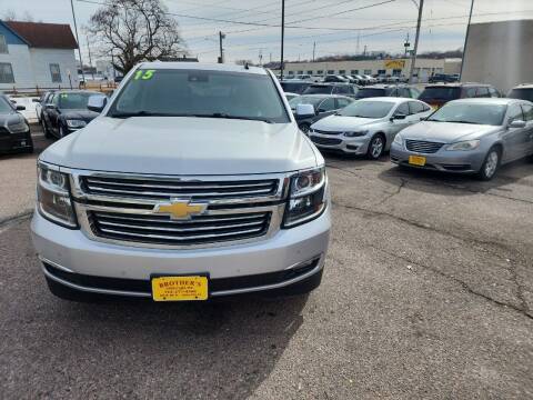 2015 Chevrolet Tahoe for sale at Brothers Used Cars Inc in Sioux City IA