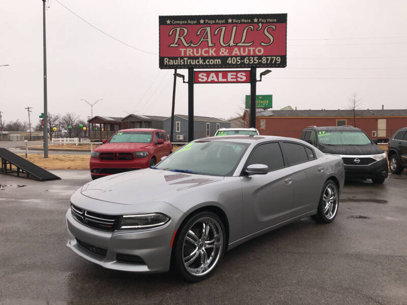 2016 Dodge Charger for sale at RAUL'S TRUCK & AUTO SALES, INC in Oklahoma City OK