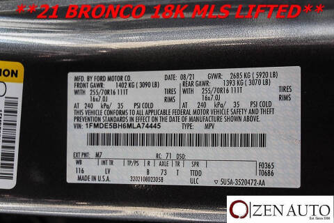 2021 Ford Bronco