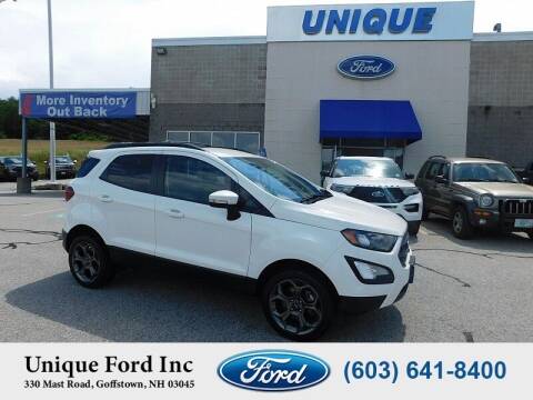 2018 Ford EcoSport for sale at Unique Motors of Chicopee - Unique Ford in Goffstown NH