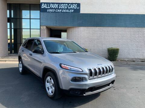 2014 Jeep Cherokee for sale at Ballpark Used Cars in Phoenix AZ