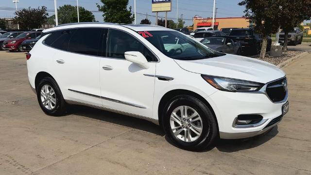 Used 2021 Buick Enclave Essence with VIN 5GAEVAKW7MJ144323 for sale in Waterloo, IA