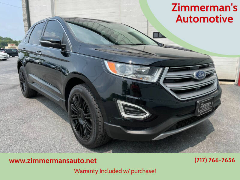 2018 Ford Edge for sale at Zimmerman's Automotive in Mechanicsburg PA