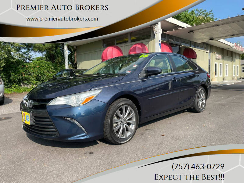 2016 Toyota Camry for sale at Premier Auto Brokers in Virginia Beach VA