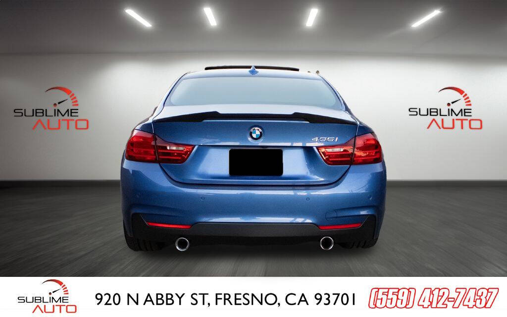 2015 BMW 4 Series for sale at SUBLIME AUTO in Fresno, CA