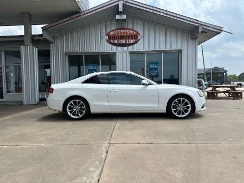 2013 Audi A5 for sale at Motorsports Unlimited in McAlester OK