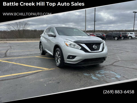 2017 Nissan Murano for sale at Battle Creek Hill Top Auto Sales in Battle Creek MI