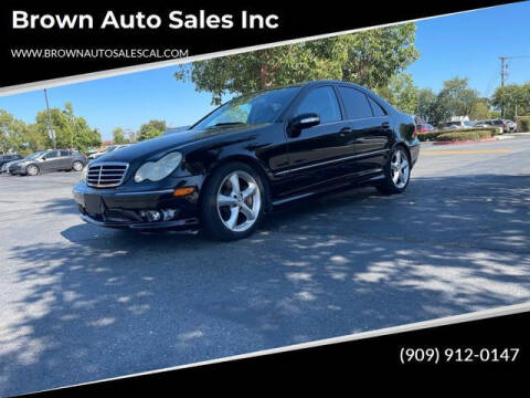 2006 Mercedes-Benz C-Class for sale at Brown Auto Sales Inc in Upland CA