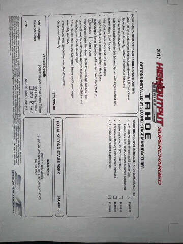 2017 Chevrolet Tahoe