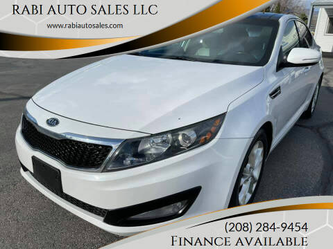 2012 Kia Optima for sale at RABI AUTO SALES LLC in Garden City ID
