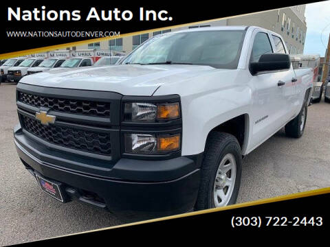 2015 Chevrolet Silverado 1500 for sale at Nations Auto Inc. in Denver CO