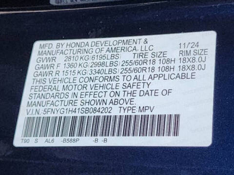 2025 Honda Pilot EX-L