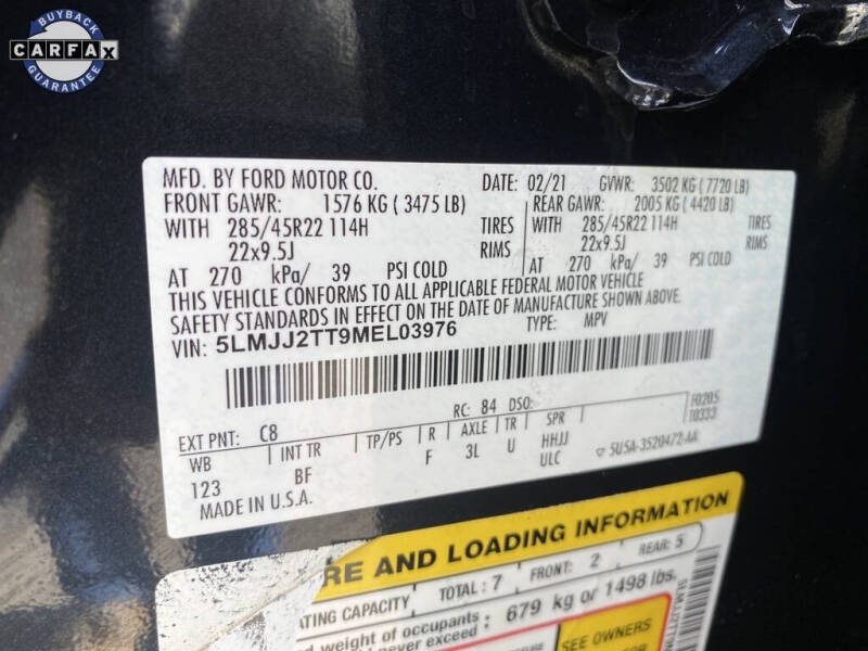 2021 Lincoln Navigator Black Label