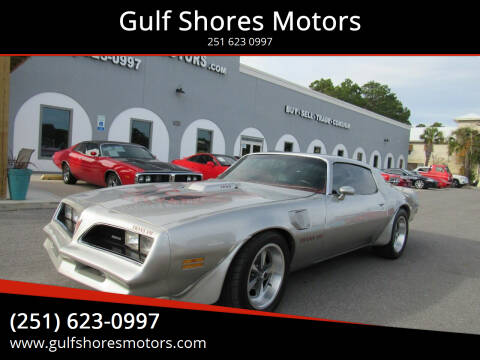1978 Pontiac Firebird for sale at Gulf Shores Motors in Gulf Shores AL