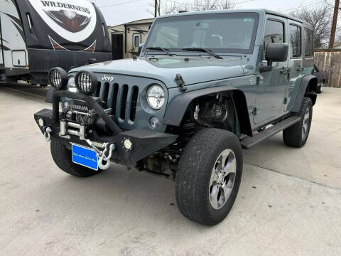 2015 Jeep Wrangler Unlimited for sale at Kell Auto Sales, Inc in Wichita Falls TX