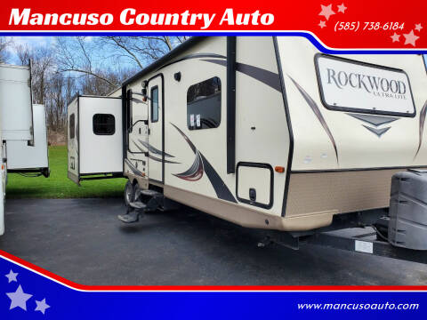 2015 Forest River ROCKWOOD Ultra Lite M-2 ISLAND for sale at Mancuso Country Auto in Batavia NY