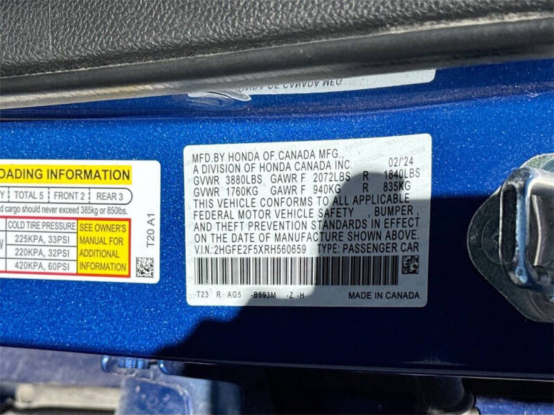 2024 Honda Civic Sport