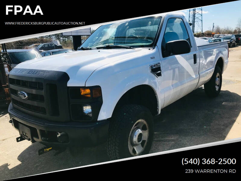 2008 Ford F-250 Super Duty for sale at FPAA in Fredericksburg VA