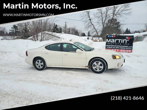 2006 Pontiac Grand Prix for sale at Martin Motors, Inc. in Chisholm MN