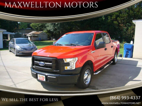 2015 Ford F-150 for sale at MAXWELLTON MOTORS in Greenwood SC