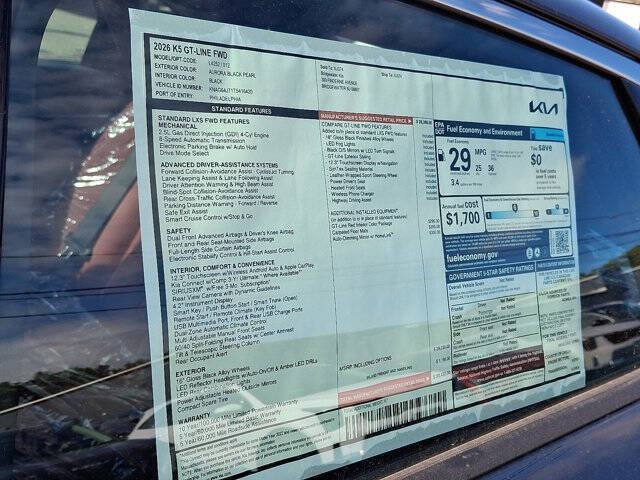 2026 Kia K5