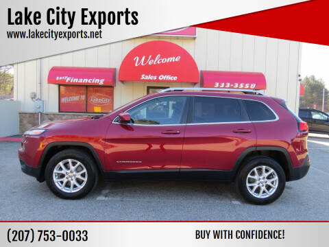 2015 Jeep Cherokee for sale at Lake City Exports in Auburn ME