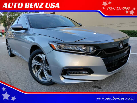 2020 Honda Accord for sale at AUTO BENZ USA in Fort Lauderdale FL