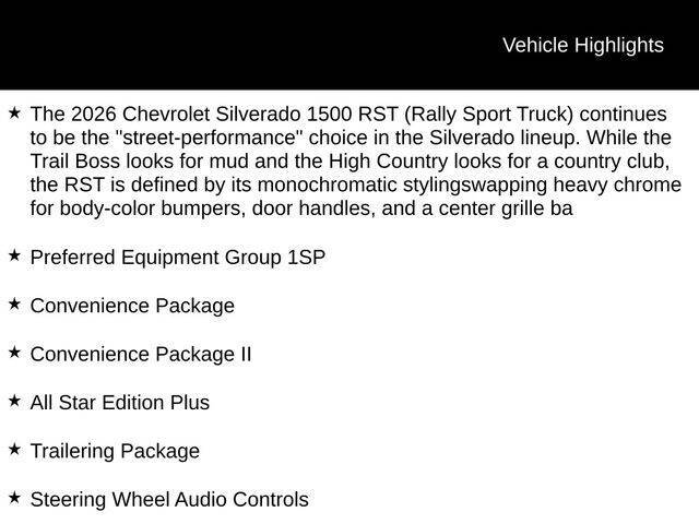 2026 Chevrolet Silverado 1500