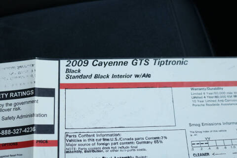 2009 Porsche Cayenne GTS Tiptronic