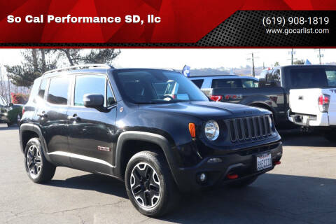 2015 Jeep Renegade for sale at So Cal Performance SD, llc in San Diego CA