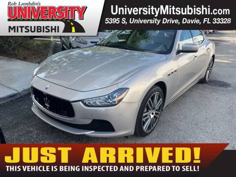 2014 Maserati Ghibli for sale at University Mitsubishi in Davie FL