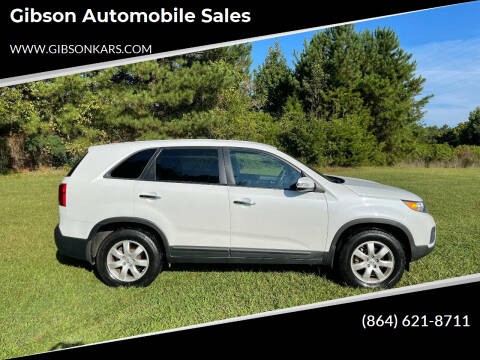 2013 Kia Sorento for sale at Gibson Automobile Sales in Spartanburg SC