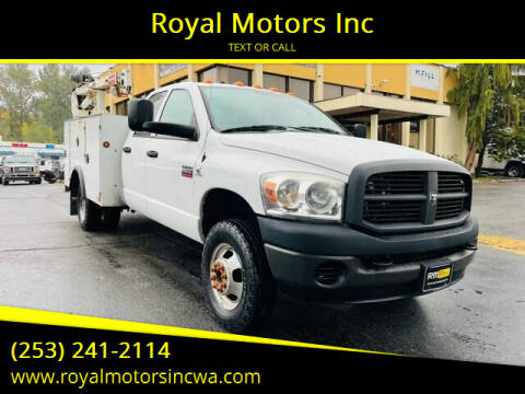 2008 Dodge Ram Chassis 3500 for sale at Royal Motors Inc in Kent WA