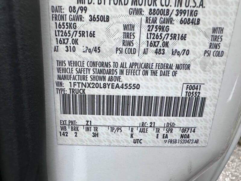 2000 Ford F-250 Super Duty XL