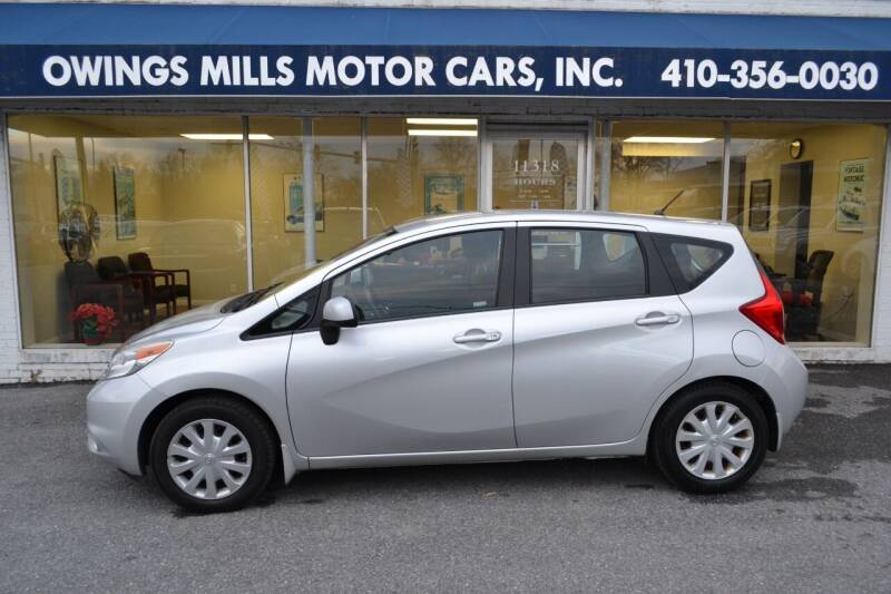 2014 Nissan Versa Note for sale at Owings Mills Motor Cars in Owings Mills MD