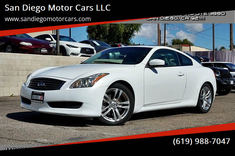 2009 Infiniti G37 Coupe for sale at San Diego Motor Cars LLC in Spring Valley CA