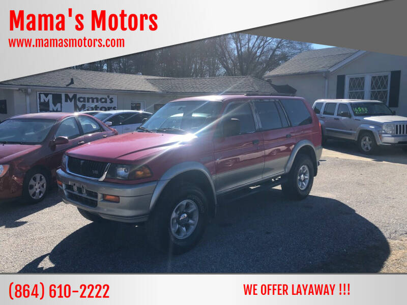 1997 Mitsubishi Montero Sport for sale at Mama's Motors in Pickens SC