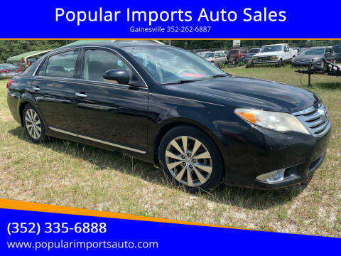 2011 Toyota Avalon for sale at Popular Imports Auto Sales in Gainesville FL