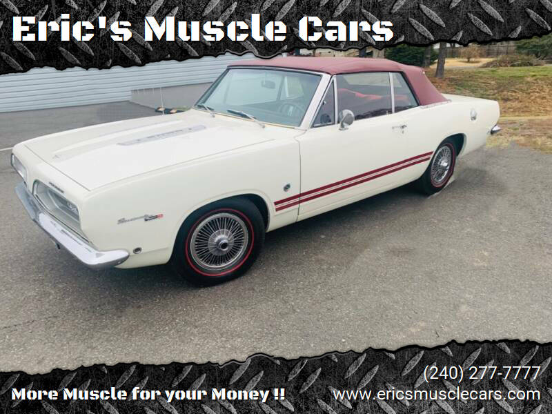1968 Plymouth Barracuda for sale at Eric's Muscle Cars in Clarksburg MD