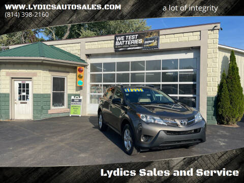 2013 Toyota RAV4 for sale at Lydics Sales and Service in Cambridge Springs PA