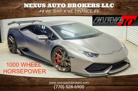 2015 Lamborghini Huracan for sale at Nexus Auto Brokers LLC in Marietta GA