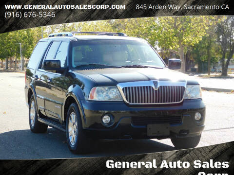 2004 Lincoln Navigator for sale at General Auto Sales Corp in Sacramento CA