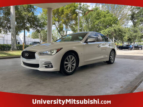 2015 Infiniti Q50 for sale at University Mitsubishi in Davie FL