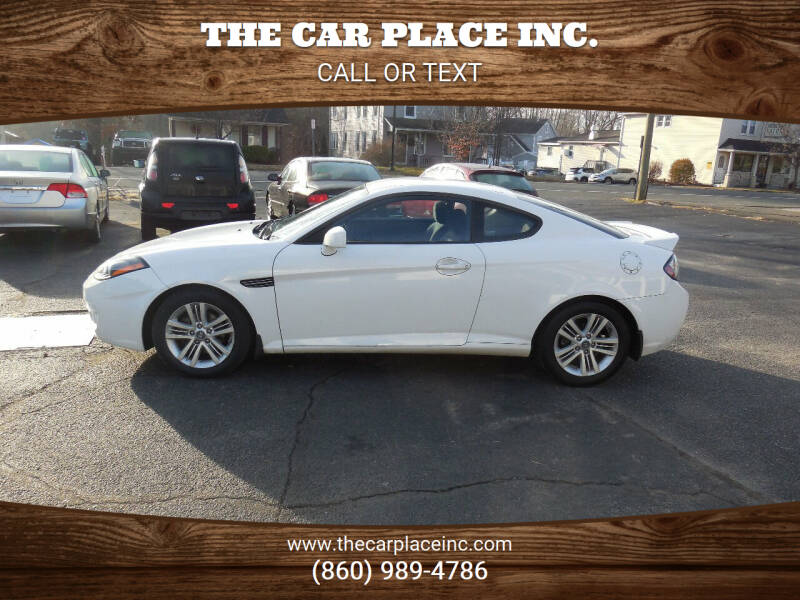 2008 Hyundai Tiburon for sale at THE CAR PLACE INC. in Somersville CT